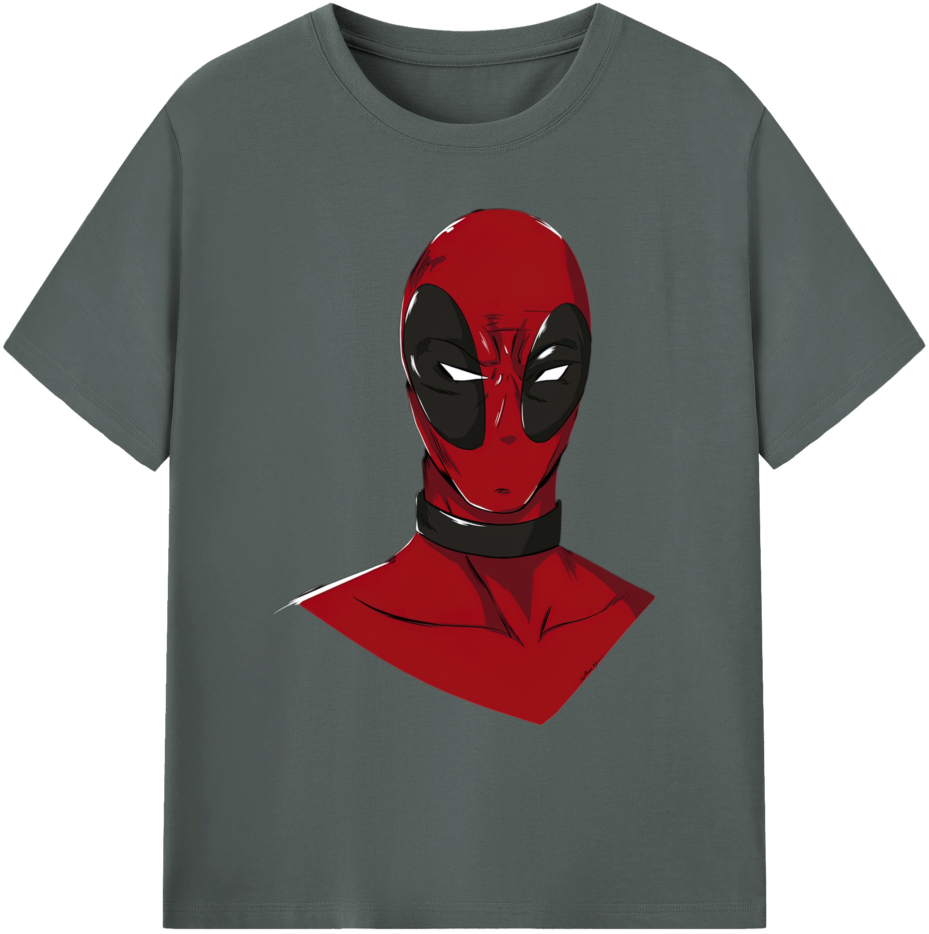 （画像用） Deadpool デッドプール 綿100％ メンズ半袖Tシャツ｜肌触りやわらか＆通気性